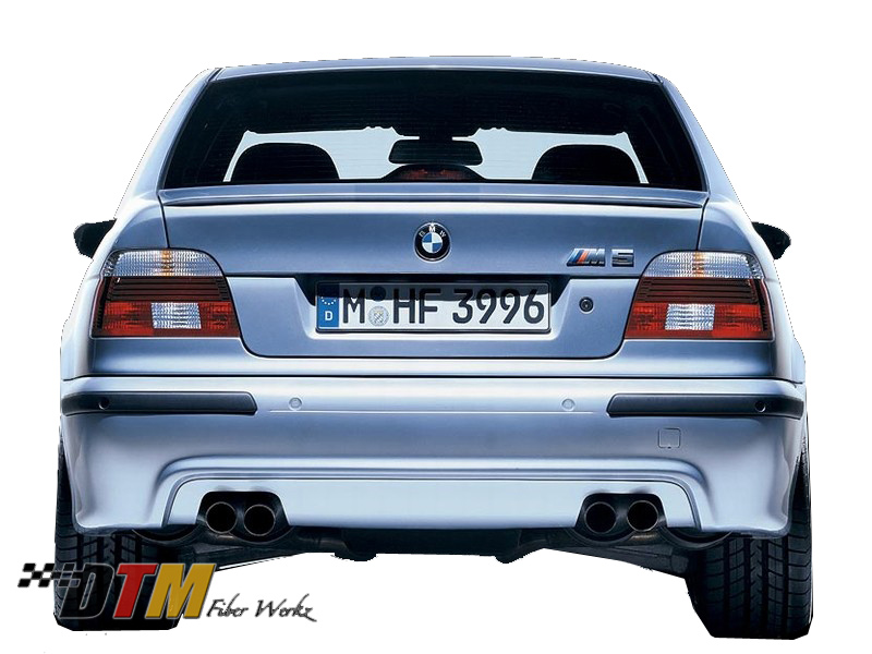 DTM Fiber Werkz BMW E39 M5 Replacement Style Rear Bumper Mounted DTM Fiber Werkz BMW E39 M5 Replacement Style Rear Bumper Mounted