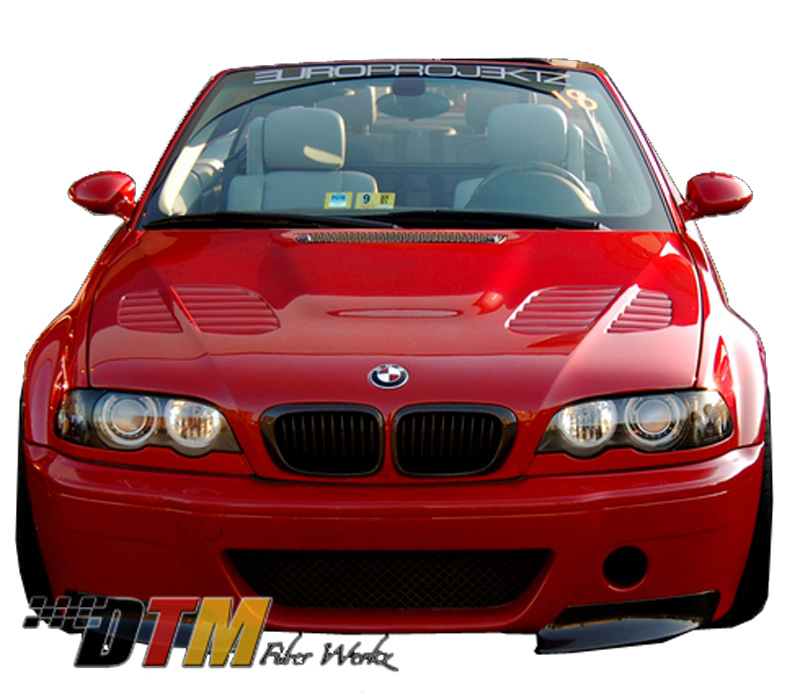 DTM Fiber Werkz BMW E46 CSL V1 Style Front Bumper View 1 DTM Fiber Werkz BMW E46 CSL V1 Style Front Bumper View 1