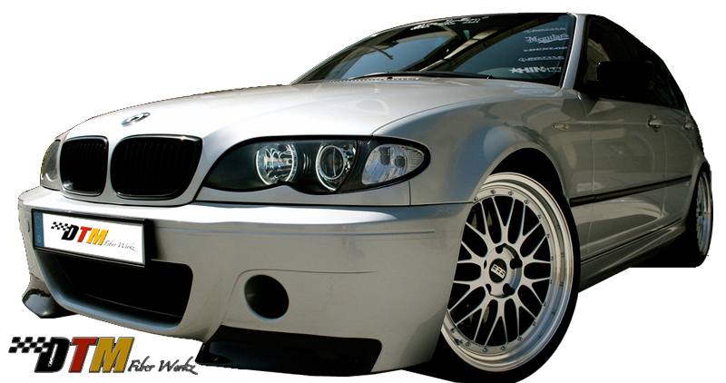 DTM Fiber Werkz BMW E46 CSL V1 Style Front Bumper View 2 DTM Fiber Werkz BMW E46 CSL V1 Style Front Bumper View 2