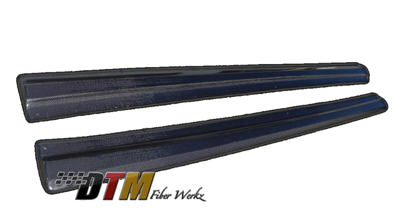 DTM Fiber Werkz BMW E46 Side Diffuser Extensions In Optional Carbon Fiber DTM Fiber Werkz BMW E46 Side Diffuser Extensions In Optional Carbon Fiber