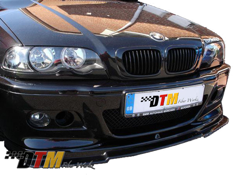 DTM Fiber Werkz BMW E46 M3 RG Style Front Lip View 1 DTM Fiber Werkz BMW E46 M3 RG Style Front Lip View 1