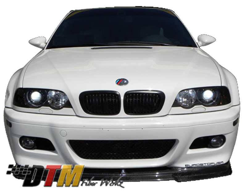 DTM Fiber Werkz BMW E46 M3 RG Style Front Lip View 3 DTM Fiber Werkz BMW E46 M3 RG Style Front Lip View 3