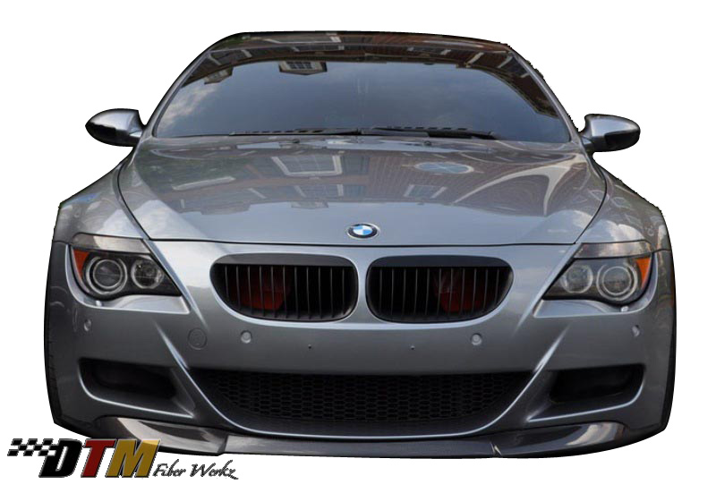 DTM Fiber Werkz BMW E63/E64 M6 VRS Style Front lip View 1 DTM Fiber Werkz BMW E63/E64 M6 VRS Style Front lip View 1