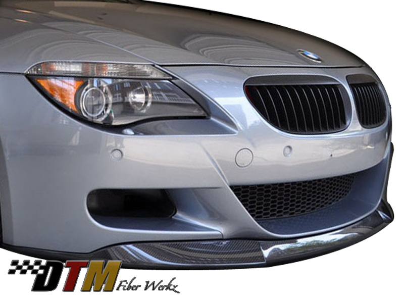 DTM Fiber Werkz BMW E63/E64 M6 VRS Style Front lip View 2 DTM Fiber Werkz BMW E63/E64 M6 VRS Style Front lip View 2