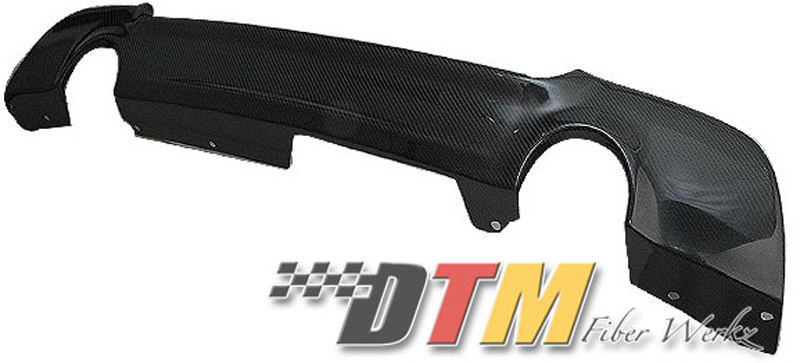 DTM Fiber Werkz BMW E92 Mtech Rear Diffuser Dual Outlet DTM Fiber Werkz BMW E92 Mtech Rear Diffuser Dual Outlet