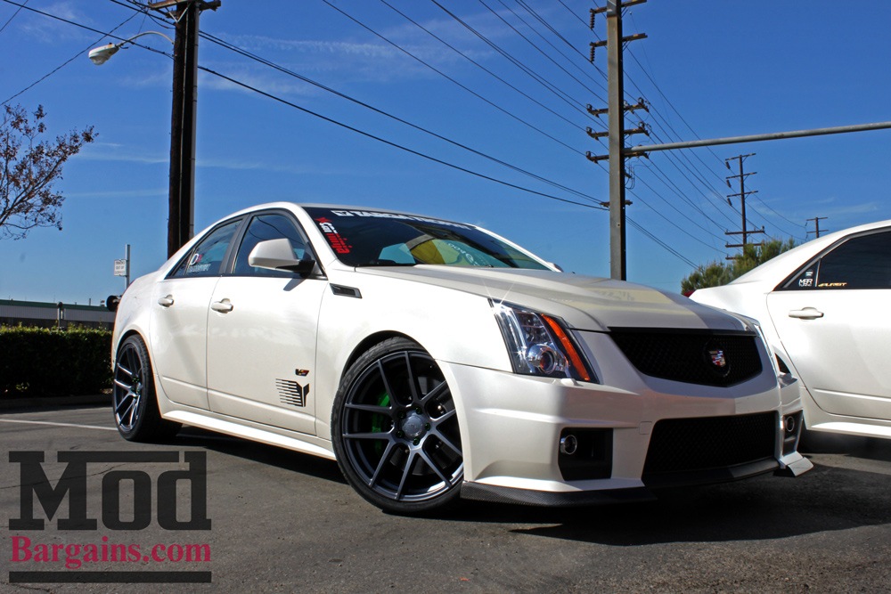 Eibach Pro-Kit Lowering Springs for Cadillac CTS-V Installed 1 Eibach Pro-Kit Lowering Springs for Cadillac CTS-V Installed 1