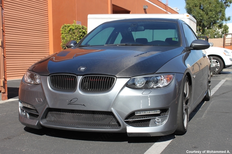 BMW E92 328i 335i Carbon Fiber Vented Hood BMW E92 328i 335i Carbon Fiber Vented Hood