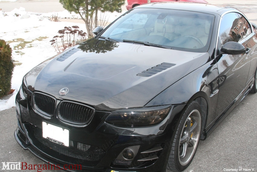 BMW E92 328i 335i Carbon Fiber Vented Hood BMW E92 328i 335i Carbon Fiber Vented Hood