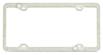 Buy Mosaic Crystals License Plate Frame @ ModBargains.com Buy Mosaic Crystals License Plate Frame @ ModBargains.com