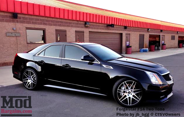 Forgestar F14 Wheels on Cadillac CTS-V Forgestar F14 Wheels on Cadillac CTS-V