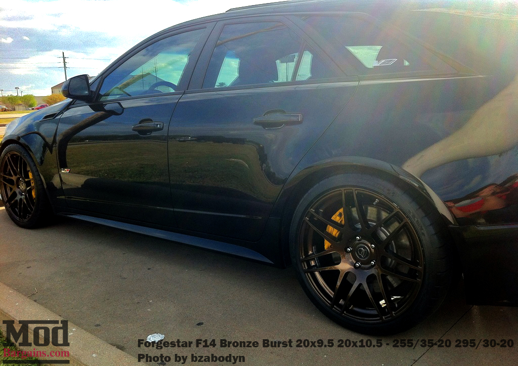 Forgestar F14 Wheels on Cadillac CTS-V Forgestar F14 Wheels on Cadillac CTS-V