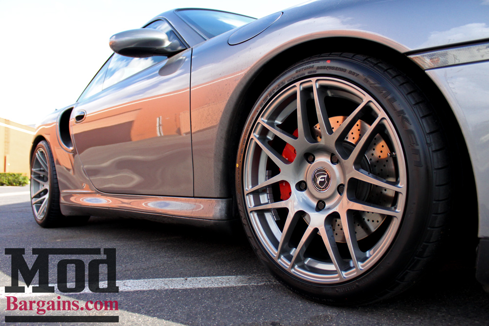 Forgestar F14 in Silver on Porsche 996 Turbo 18x8.5 18x11 at ModBargains 4 Forgestar F14 in Silver on Porsche 996 Turbo 18x8.5 18x11 at ModBargains 4