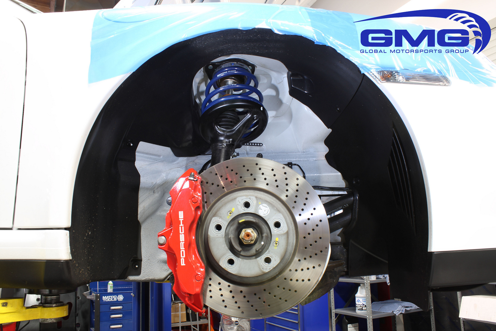 GMG Racing Lowering Springs for 2009-13 Porsche 911 [997.2] Installed at ModBargains.com