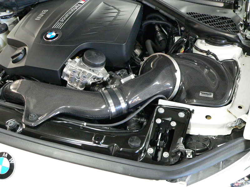 Gruppe M Carbon Fiber Intake System BMW Installed