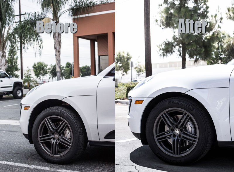 porsche macan s turbo 3.0 3.6 H&R sport springs mod bargains modauto modbargains 28788-2 28788-1 without pasm with pasm