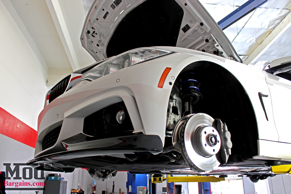 H&R Sport Springs Installed on F33 BMW 435i at ModBargains shop ModAuto H&R Sport Springs Installed on F33 BMW 435i at ModBargains shop ModAuto
