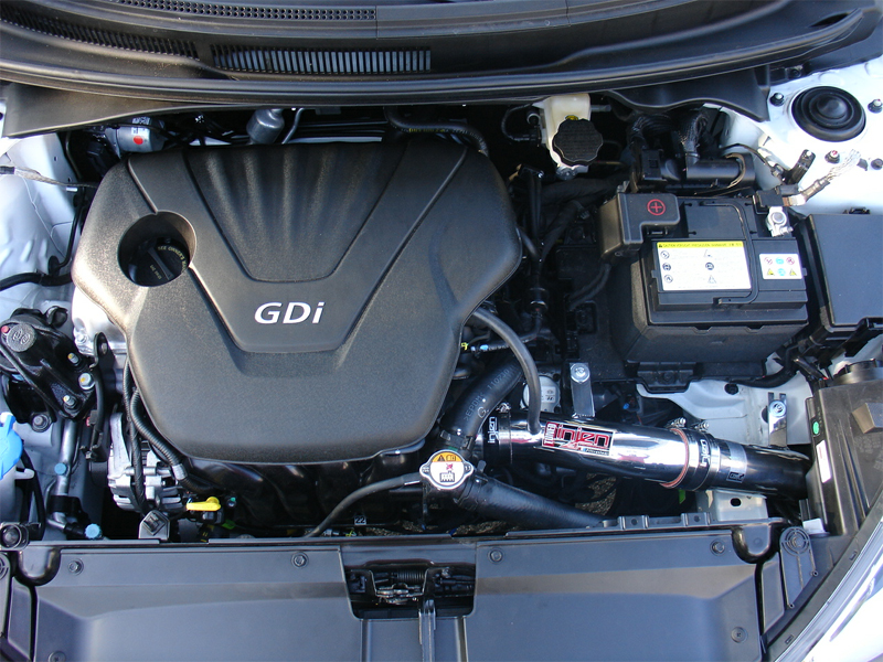 Installed Intake on Hyundai volster Installed Intake on Hyundai volster