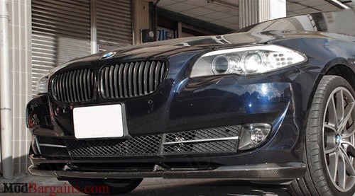 Hamann Style CF Front Lip BMW F10 5 Series Front Driver View Hamann Style CF Front Lip BMW F10 5 Series Front Driver View
