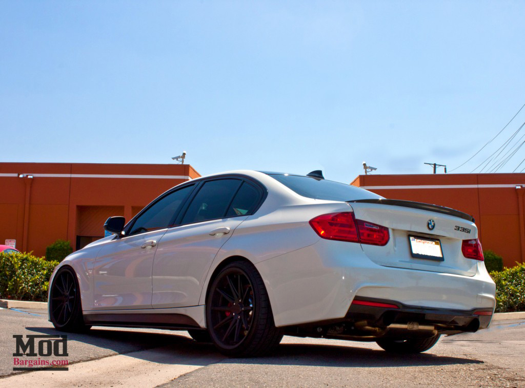 BMW F30 3-Series M-Sport Replacement Side Skirts at ModBargains.com Installed 4 BMW F30 3-Series M-Sport Replacement Side Skirts at ModBargains.com Installed 4