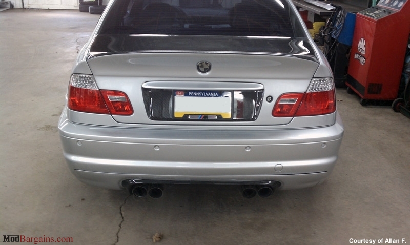CSL Boot Lid for BMW E46 Coupe/M3 Carbon Fiber Sold at ModBargains.com CSL Boot Lid for BMW E46 Coupe/M3 Carbon Fiber Sold at ModBargains.com