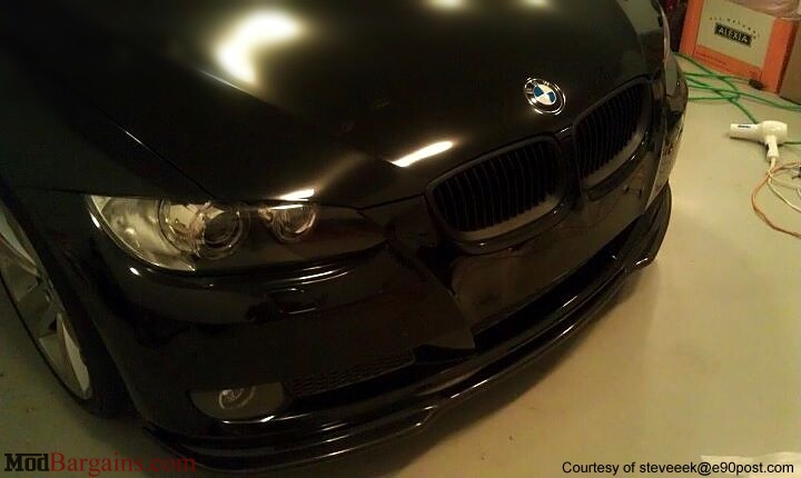 Carbon Fiber HM Style Lip Installed on E92 Carbon Fiber HM Style Lip Installed on E92