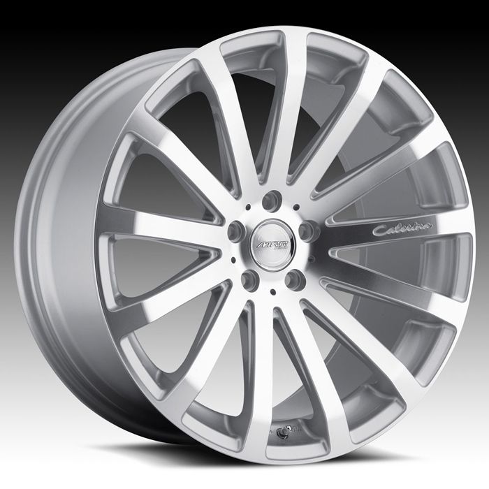 MRR HR9 Wheels Silver Machined Face Front MRR HR9 Wheels Silver Machined Face Front