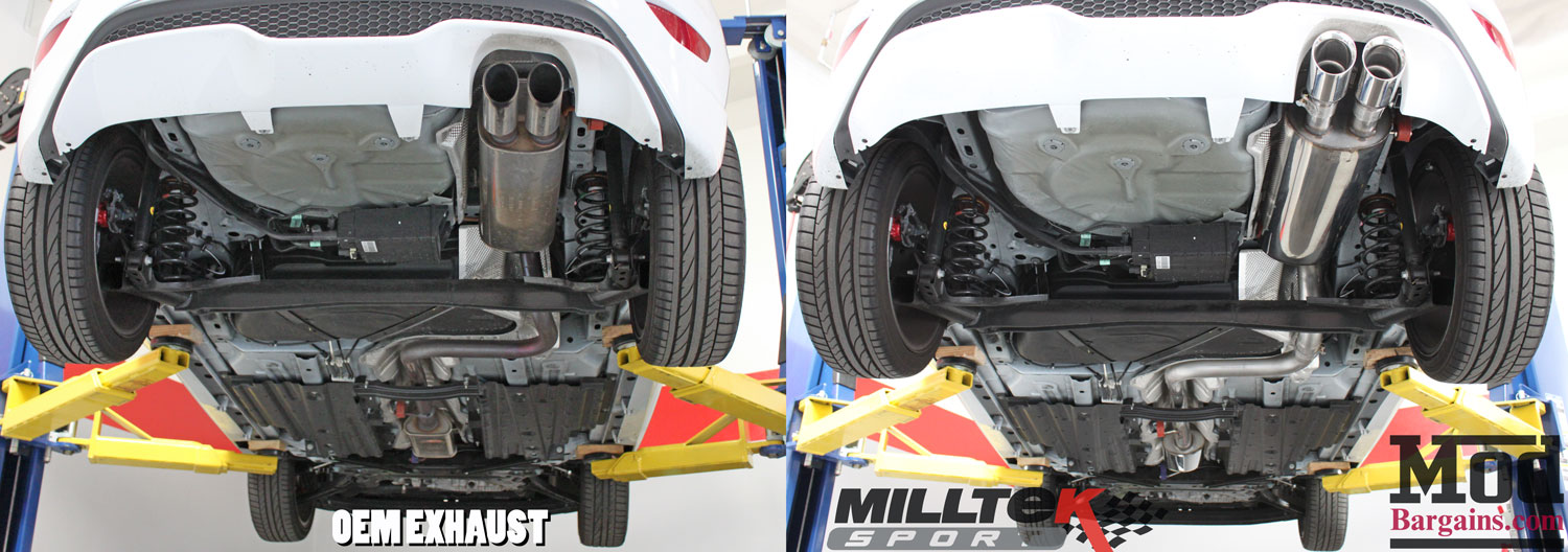 Milltek 80mm CatBack Exhaust For 2014+ Fiesta ST SSXFD100