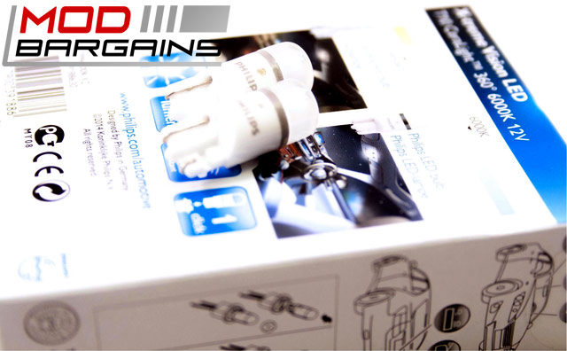 Philips X-treme Vision T10/194 LED Bulbs Philips X-treme Vision T10/194 LED Bulbs