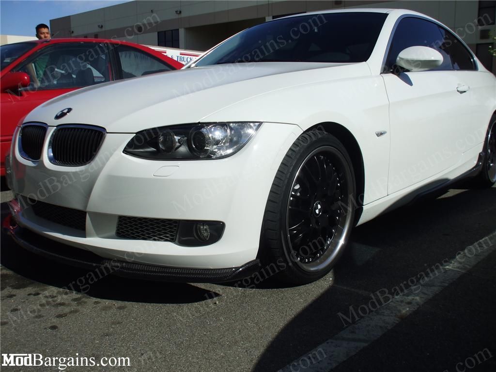 Carbon Fiber HM Style Lip Installed Carbon Fiber HM Style Lip Installed
