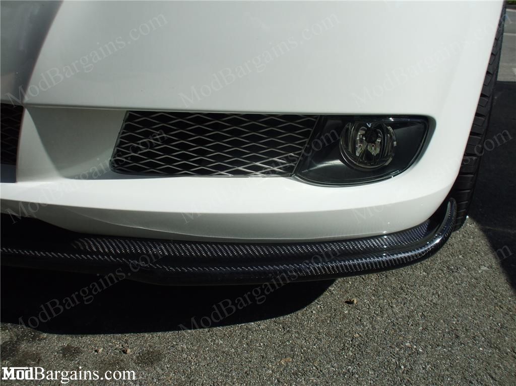 Carbon Fiber HM Style Lip Installed Carbon Fiber HM Style Lip Installed