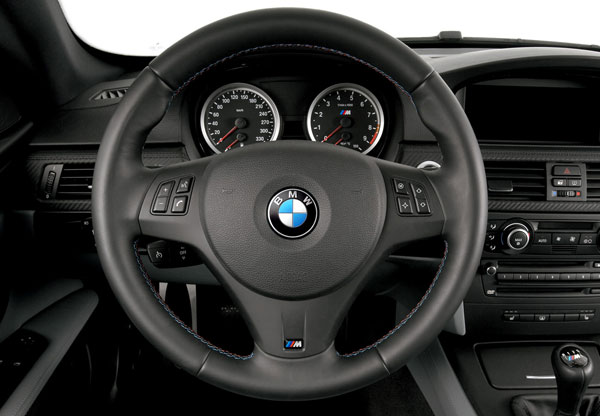 Bmw M3 E92 Interior. BMW M3 Steering Wheel.