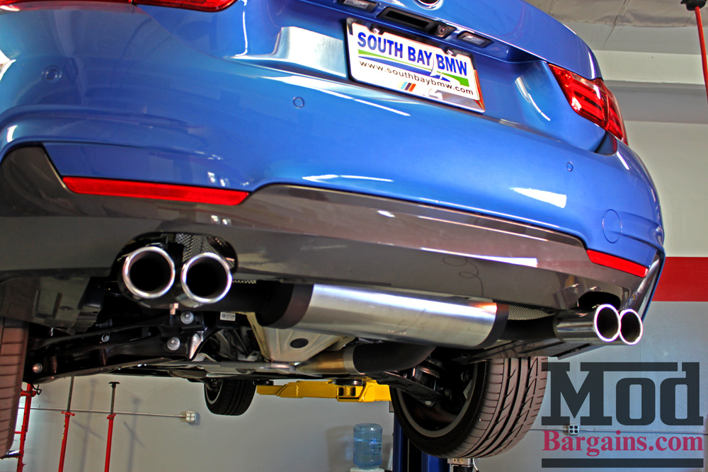 Remus Exhaust for BMW 428i Quad Exhaust with Polished Tips at ModBargains.com Installed 3 Remus Exhaust for BMW 428i Quad Exhaust with Polished Tips at ModBargains.com Installed 3
