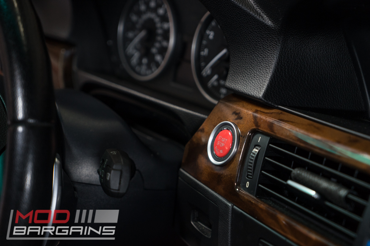 Black Start / Stop Engine Button for BMW 1, 3, 5, 6, X & Z Series E