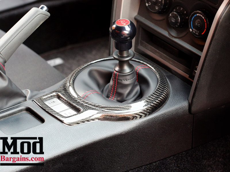 Carbon Fiber Gear Shifter Bezel Cover for 2012+ Scion FRS/Subaru BRZ