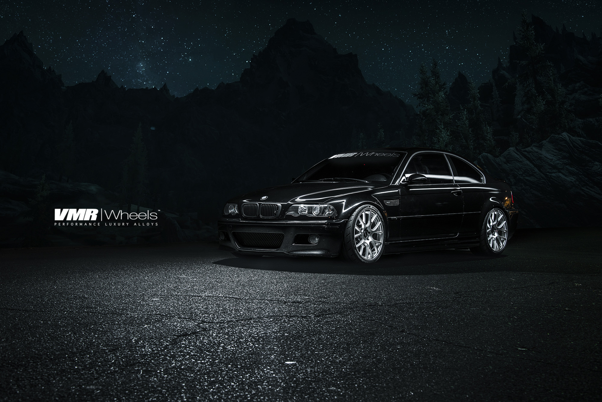 VMR V810 19in Hyper Silver Wheels on BMW E46 M3 VMR V810 19in Hyper Silver Wheels on BMW E46 M3