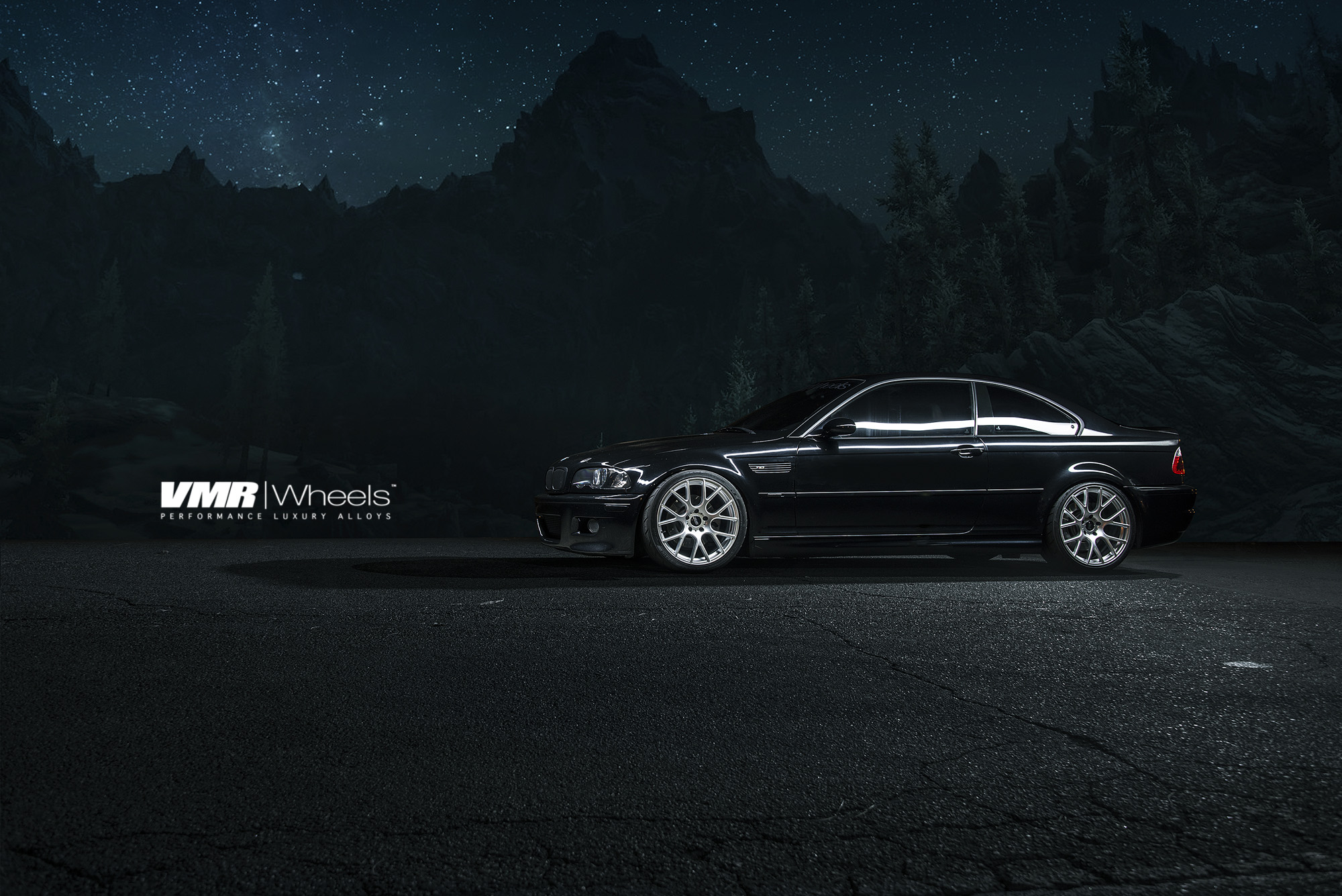 VMR V810 19in Hyper Silver Wheels on BMW E46 M3 VMR V810 19in Hyper Silver Wheels on BMW E46 M3