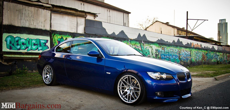 VMR VB3 Super Silver on BMW E92