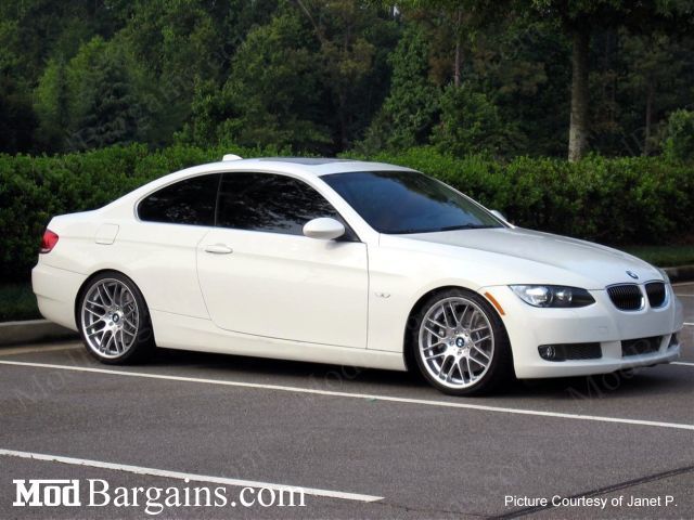 19 Super Silver on BMW E92 3 Series Front 19 x 85 Rear 19 x 95