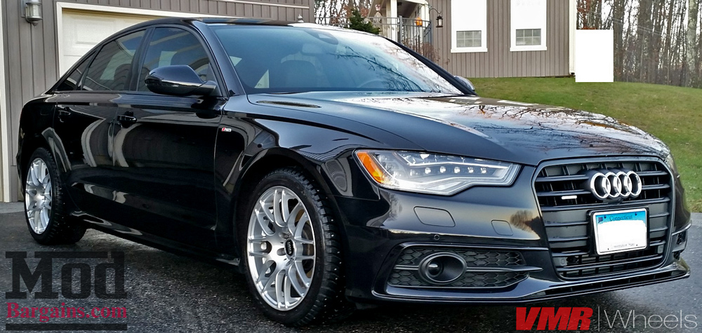 VMR V718 Wheels Hyper Silver on 2014 Audi A6 C7 18x8.5 ET35 VMR V718 Wheels Hyper Silver on 2014 Audi A6 C7 18x8.5 ET35