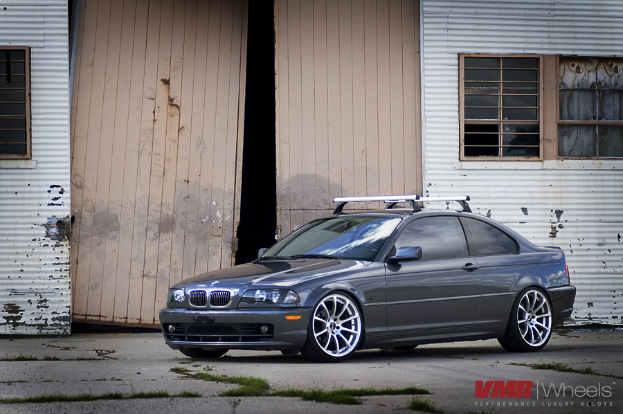 VMR Wheels V701 Advan RS Style Hyper Silver on 323Ci VMR Wheels V701 Advan RS Style Hyper Silver on 323Ci