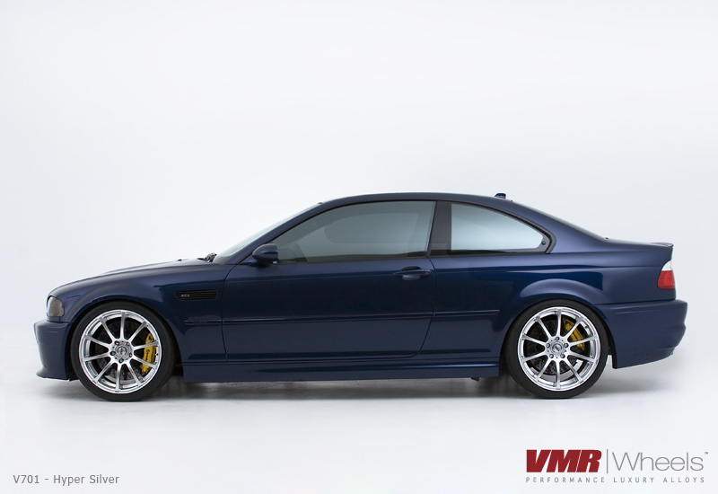 VMR Wheels V701 Advan RS Style on Blue E46 VMR Wheels V701 Advan RS Style on Blue E46