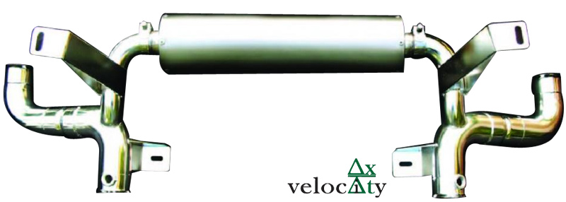 Velocity AP Lamborghini Gallardo Titanium Exhaust View 1 Velocity AP Lamborghini Gallardo Titanium Exhaust View 1