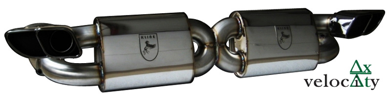 Kline Innovation Porsche 997 Turbo Exhaust System View 1 Kline Innovation Porsche 997 Turbo Exhaust System View 1