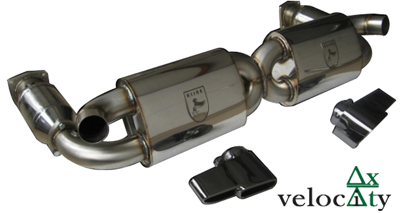 Kline Innovation Porsche 997 Turbo Exhaust System View 2 Kline Innovation Porsche 997 Turbo Exhaust System View 2