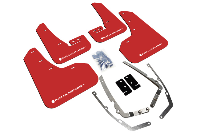 rally armor red mudflaps with white logo rally armor red mudflaps with white logo