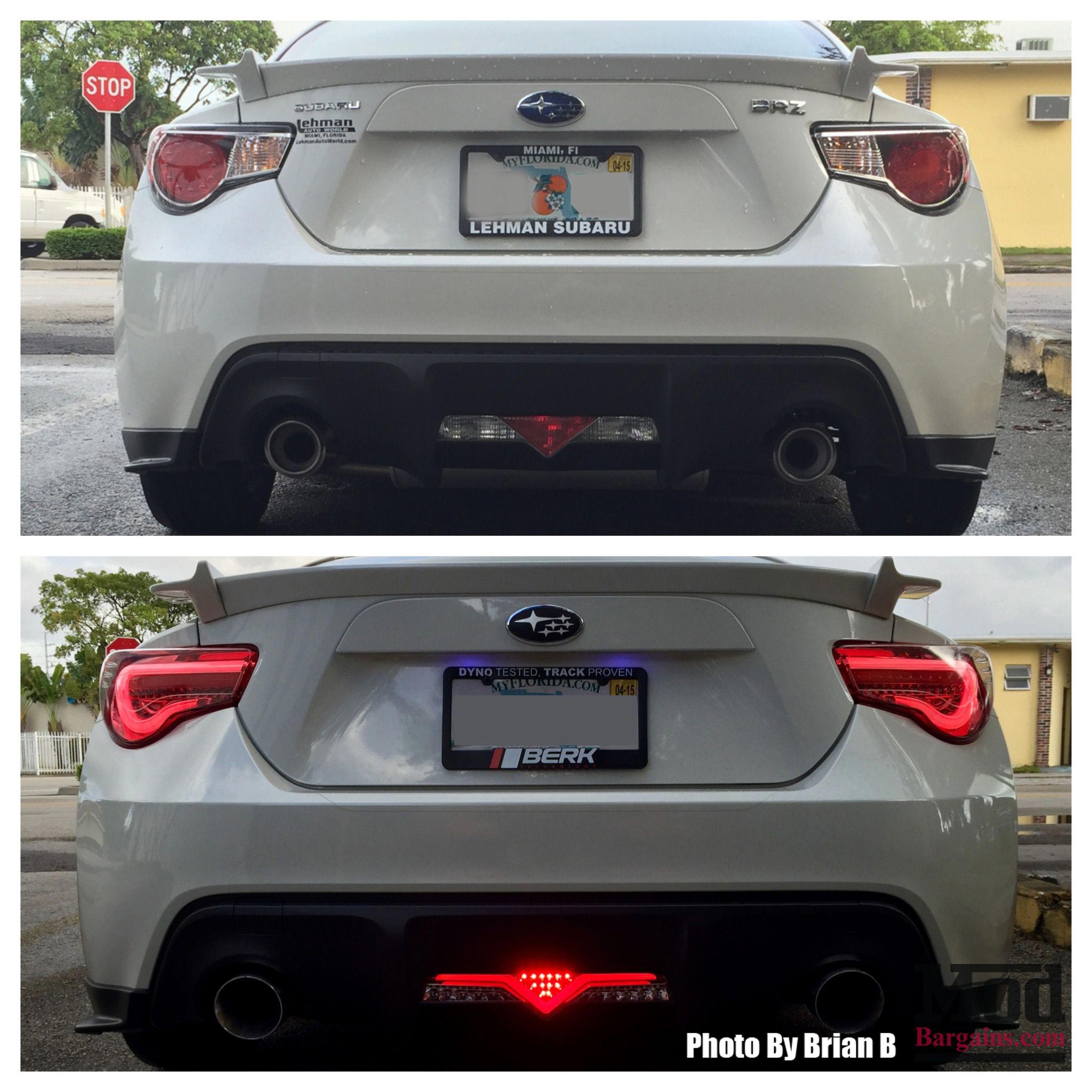 Valenti LED Tail Lights for Scion FR-S Subaru BRZ ZN6 ZC6 Installed Valenti LED Tail Lights for Scion FR-S Subaru BRZ ZN6 ZC6 Installed