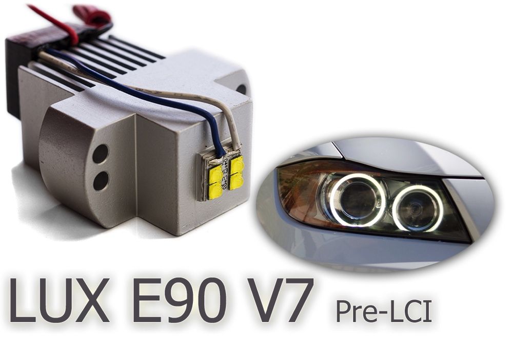 LUX V7 SUPER BRIGHT Angel Eyes for PreLCI BMW 3Series [E90]
