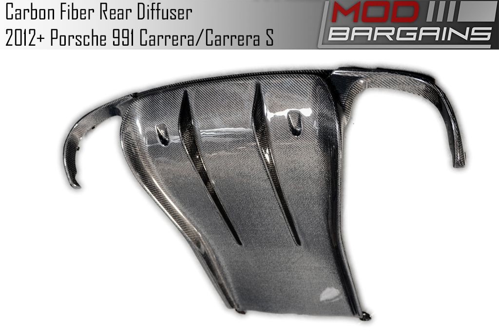 Carbon Fiber Rear Diffuser for 2012+ Porsche 911 Carrera [991] PODI9101