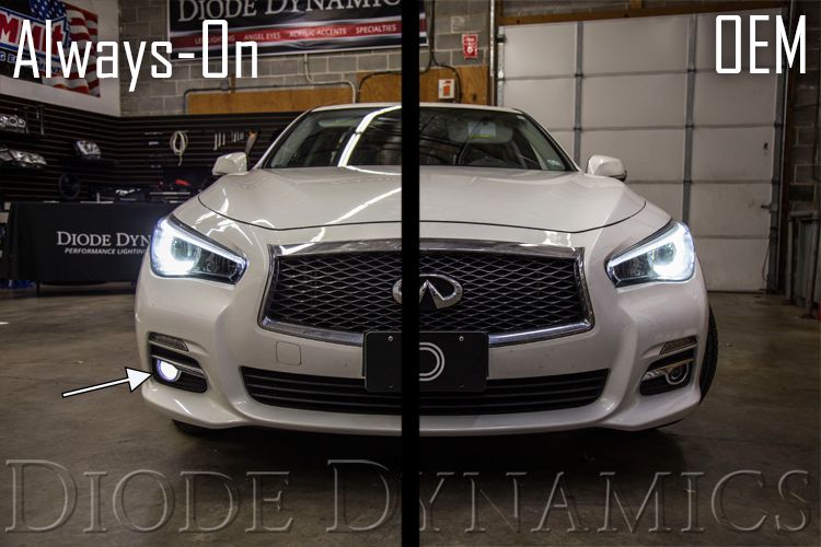 AlwaysOn Fog as DRL Module for Infiniti Q50/Q70 (USDM)
