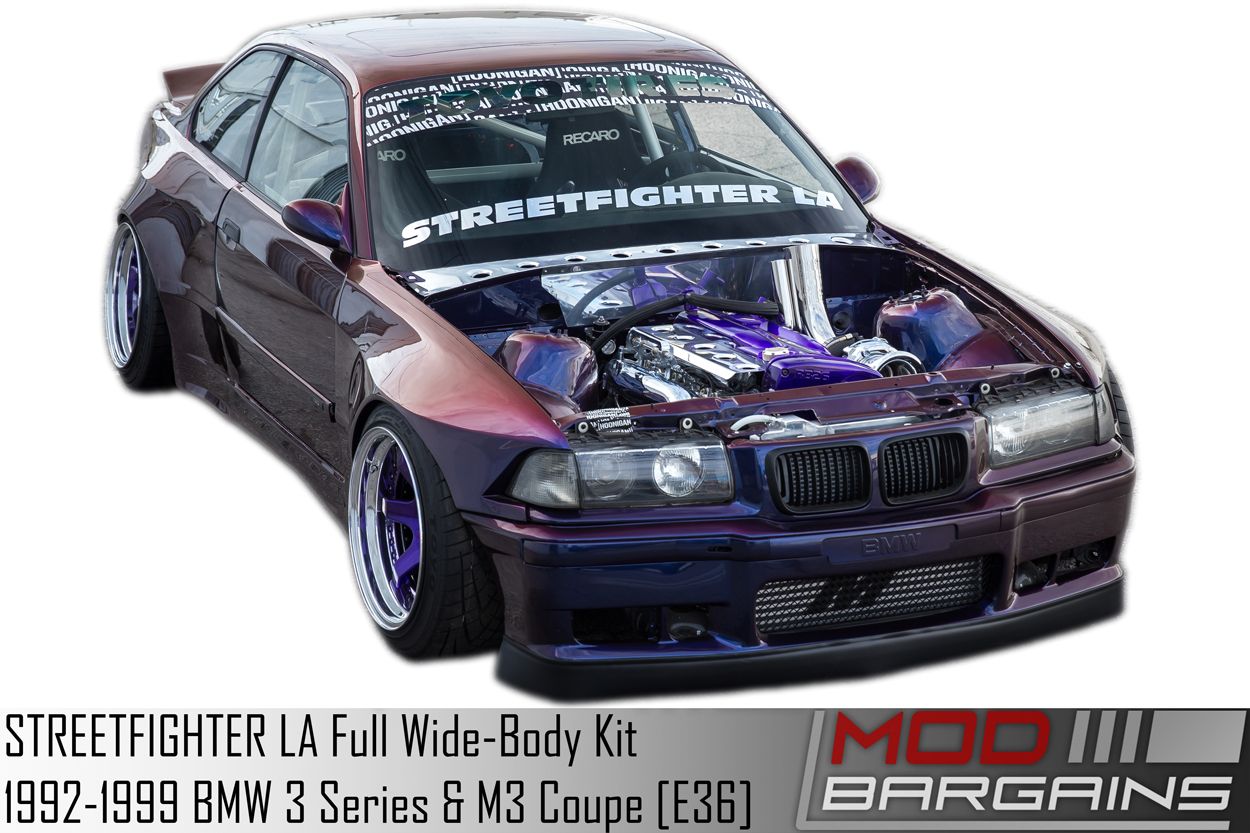 STREETFIGHTER LA Wide Body Kit for 19921999 BMW 3 Series & M3 Coupe [E36]
